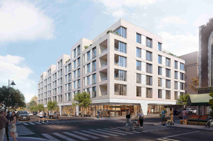 A rendering of the 92-unit building at 31-90 29th Street, also known as the Amara.